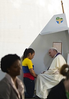 XXVIII. Ifjúsági Világtalálkozó Rio de Janeiróban Ferenc pápával